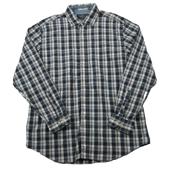 Nautica Shirt Men's Sz L True Craftsmanship Sea Voyage Multi color Long Sleeve - Picture 1 of 9